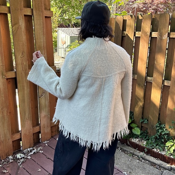 Designer Wool Blanket Jacket OOAK - Picture 4 of 13